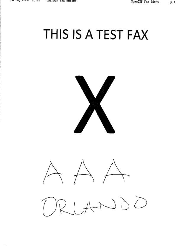 fax page