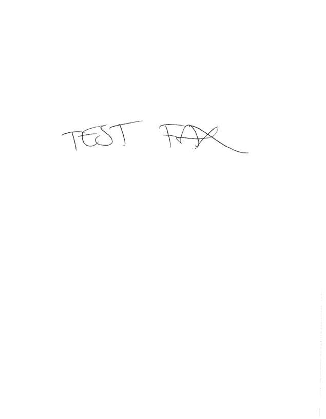 Fax page