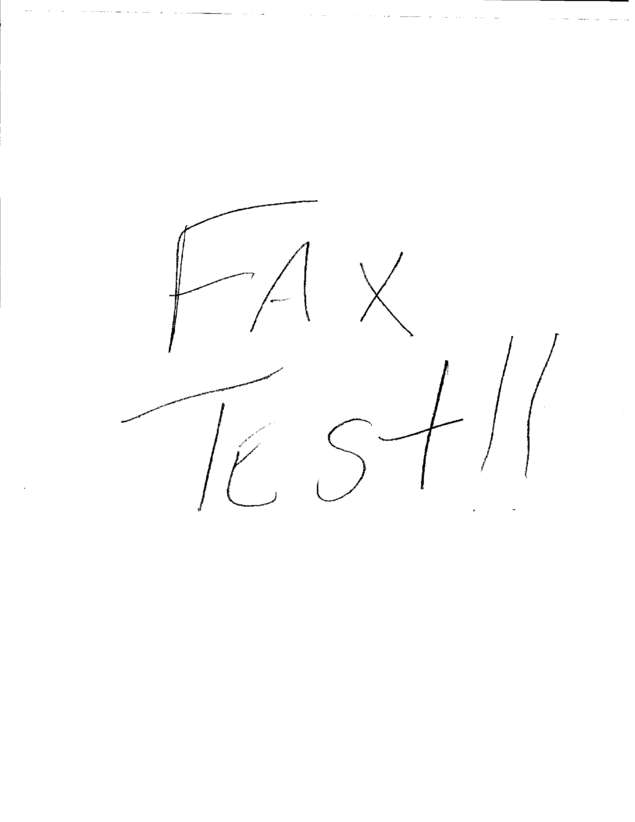 Fax page