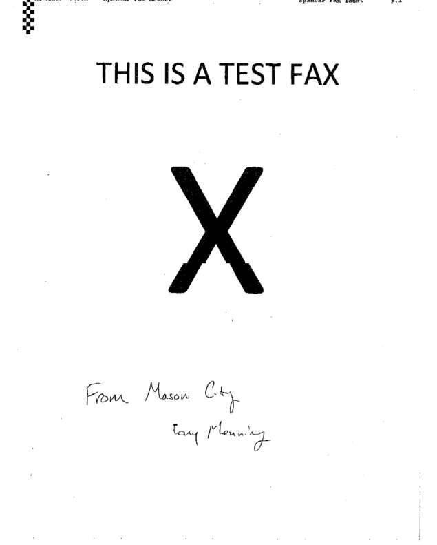 fax page
