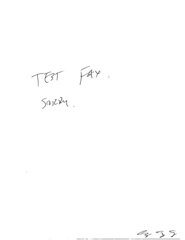 Fax page