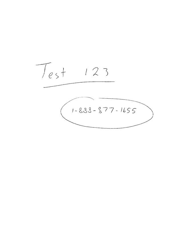 Fax page