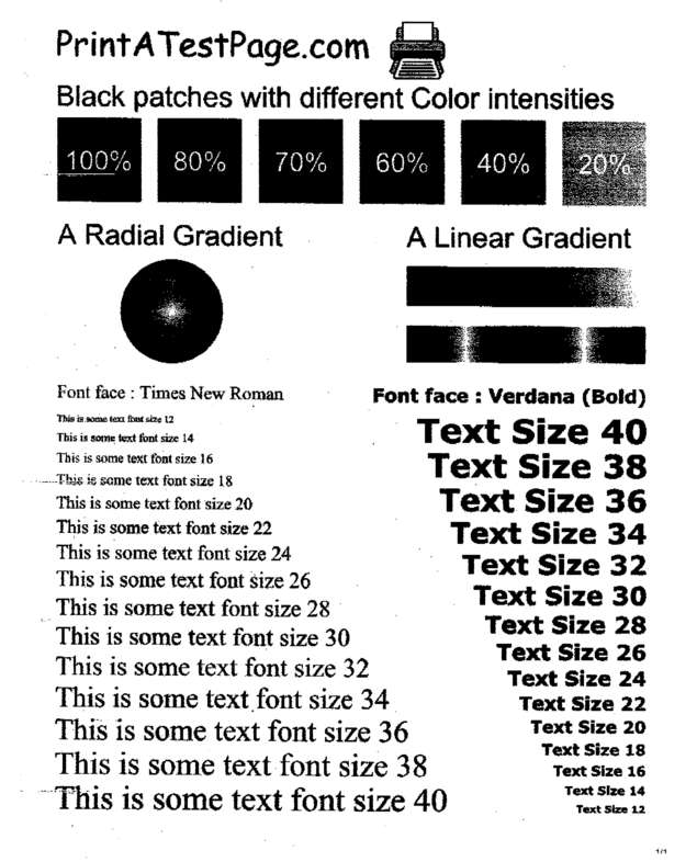 Fax page