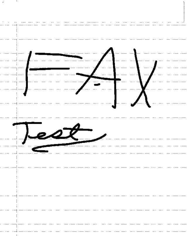 Fax page