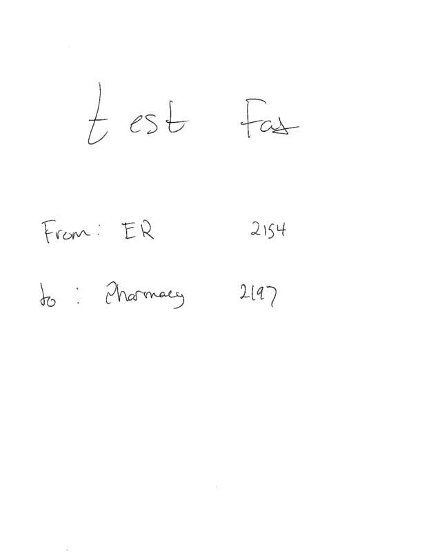fax page