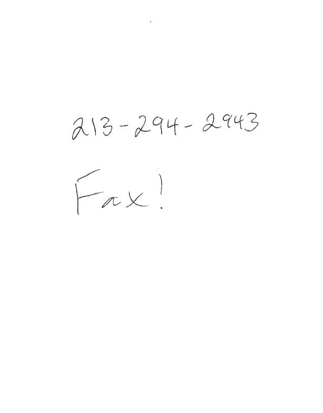 Fax page