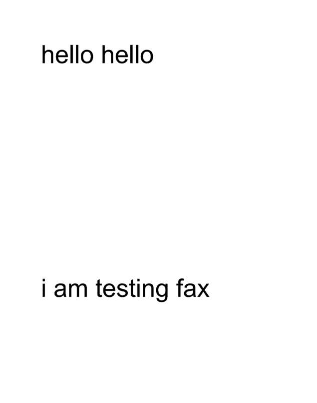 fax page