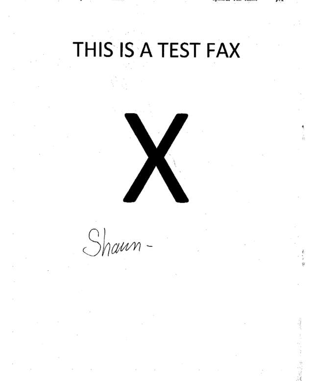 fax page