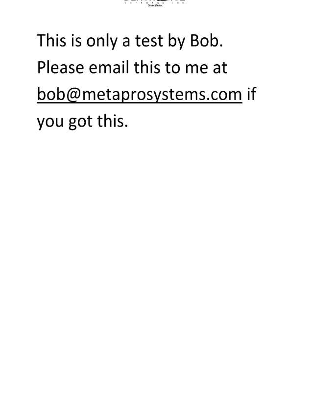 Fax page
