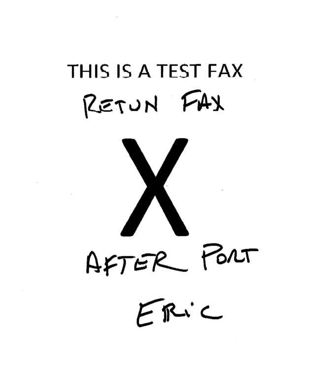 fax page