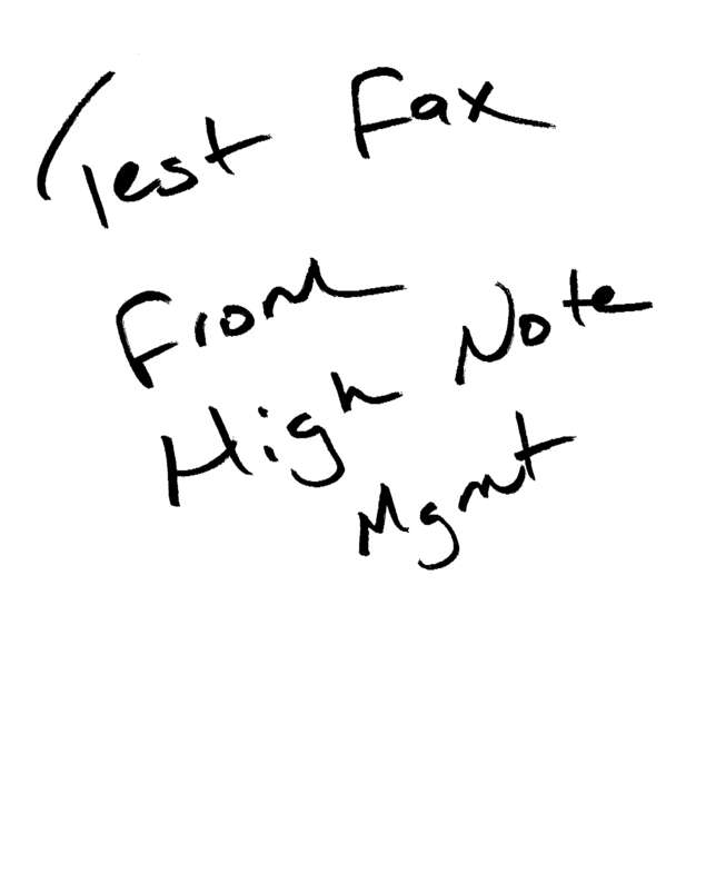 fax page