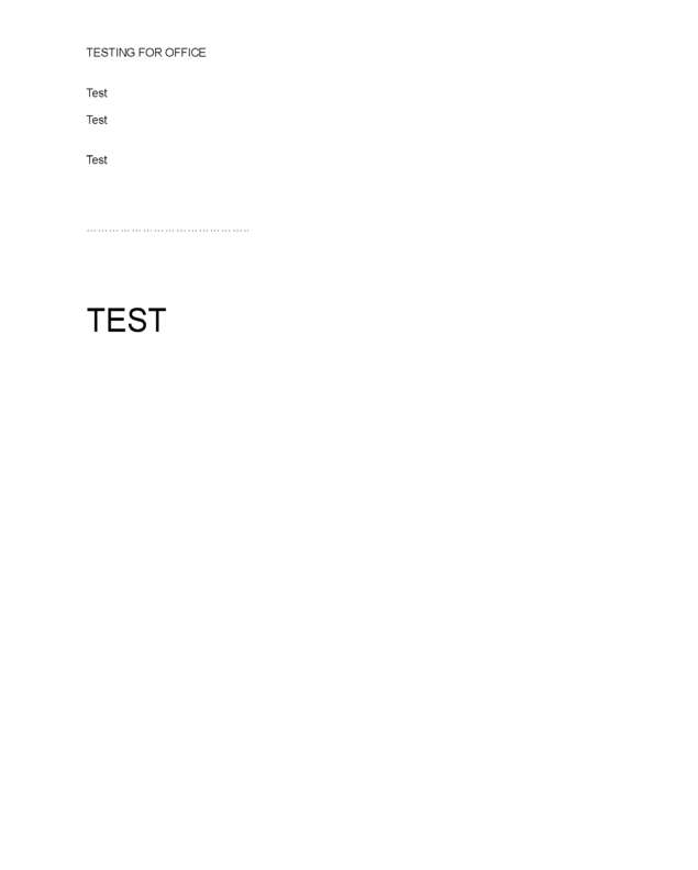 Fax page