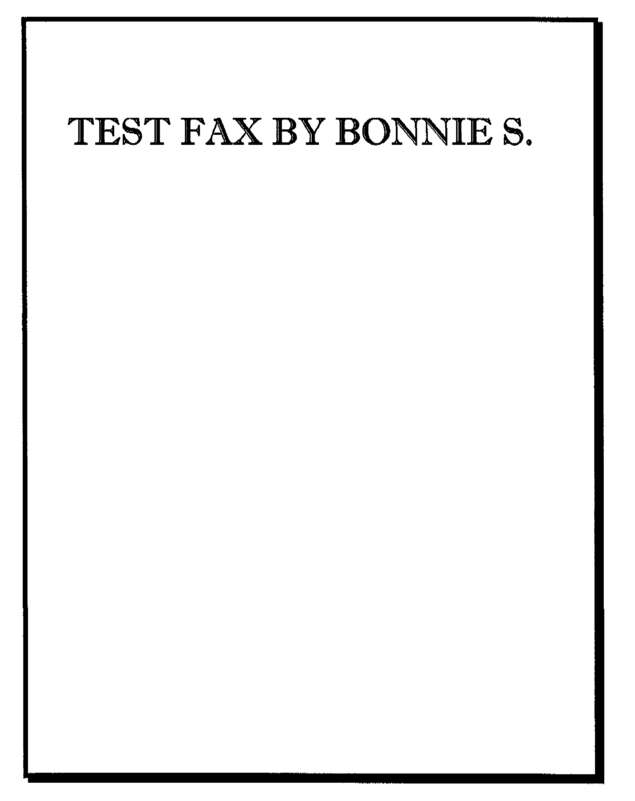 fax page