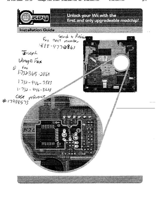 Fax page