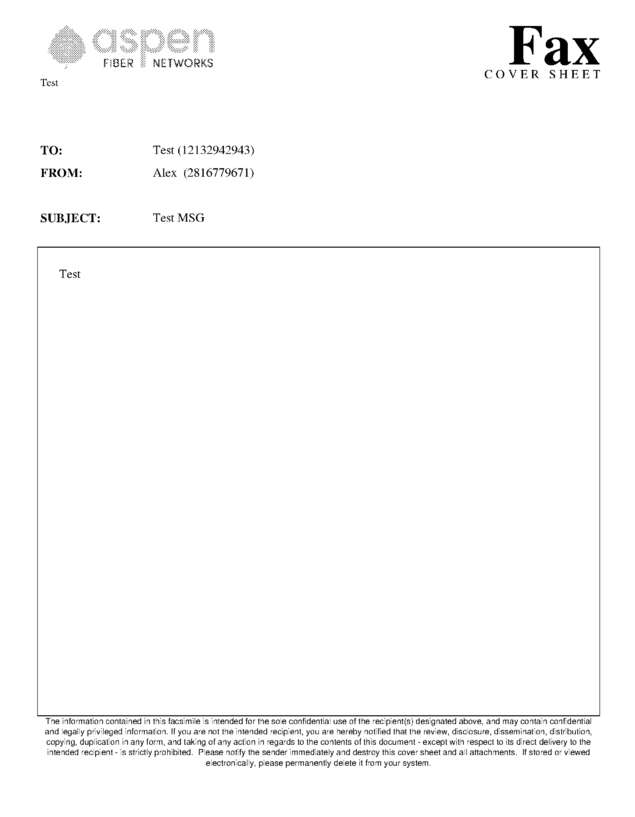 fax page