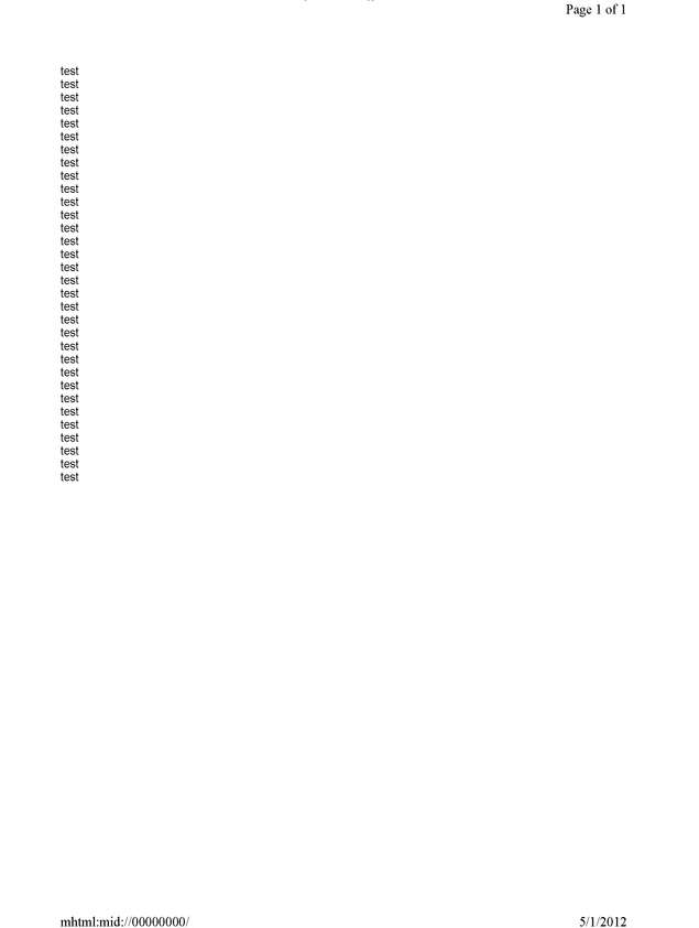 Fax page