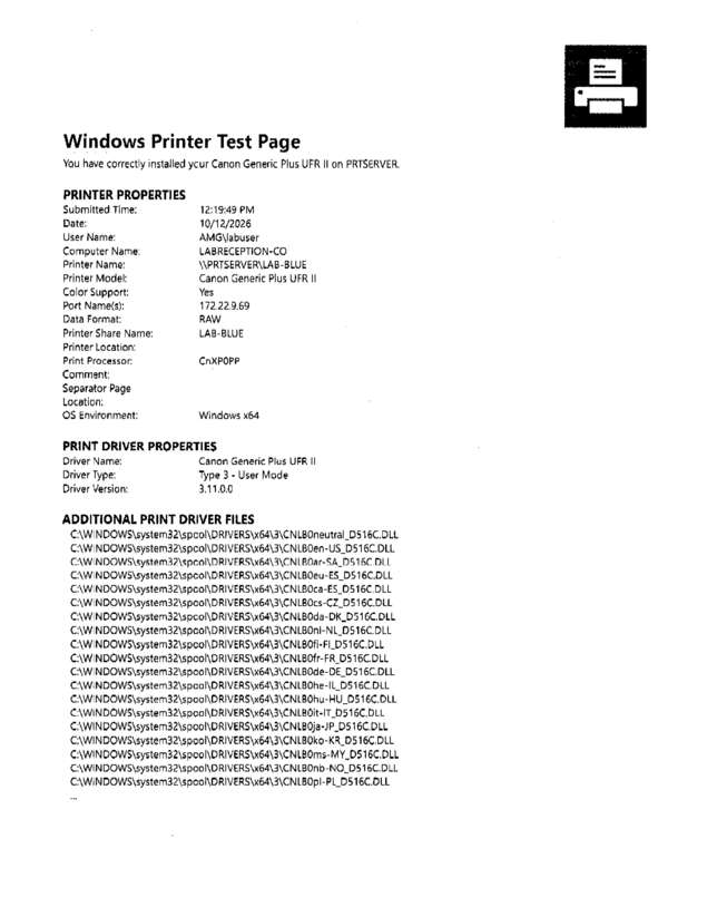 fax page