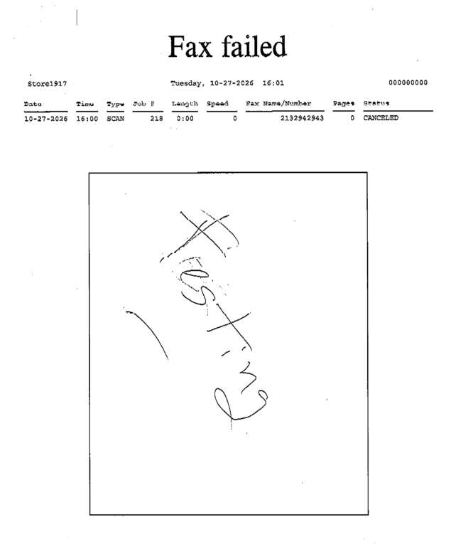 Fax page