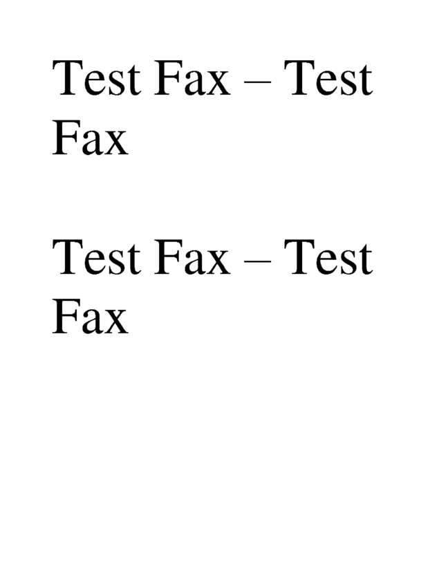 fax page
