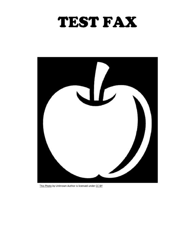 Fax page