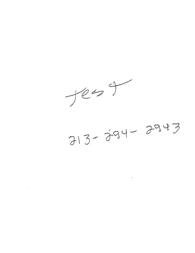 Fax page