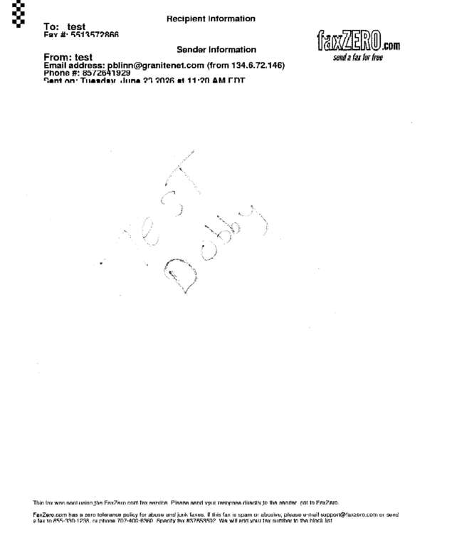 fax page