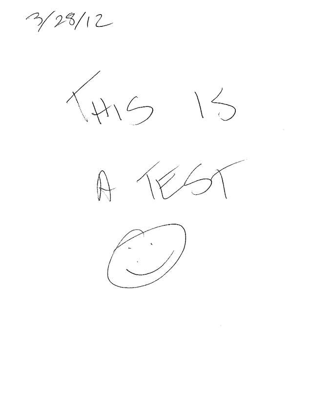 Fax page