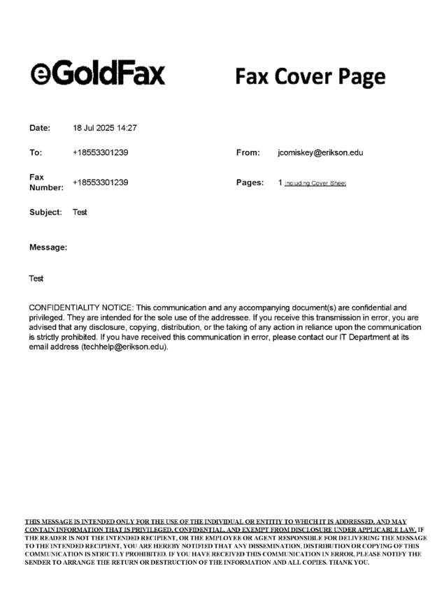 fax page