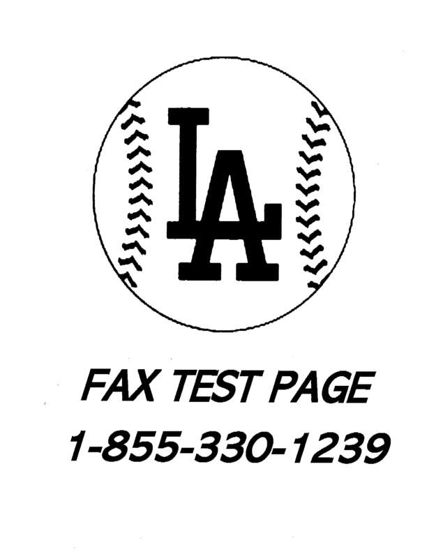 Fax page