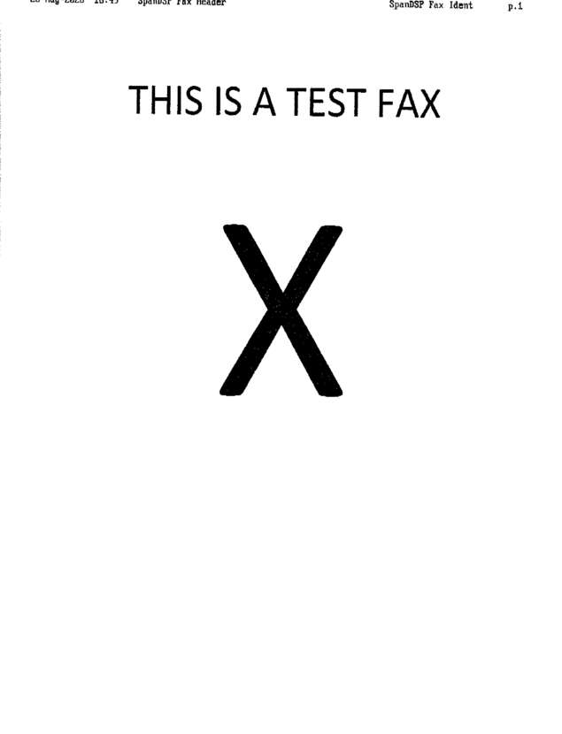 fax page
