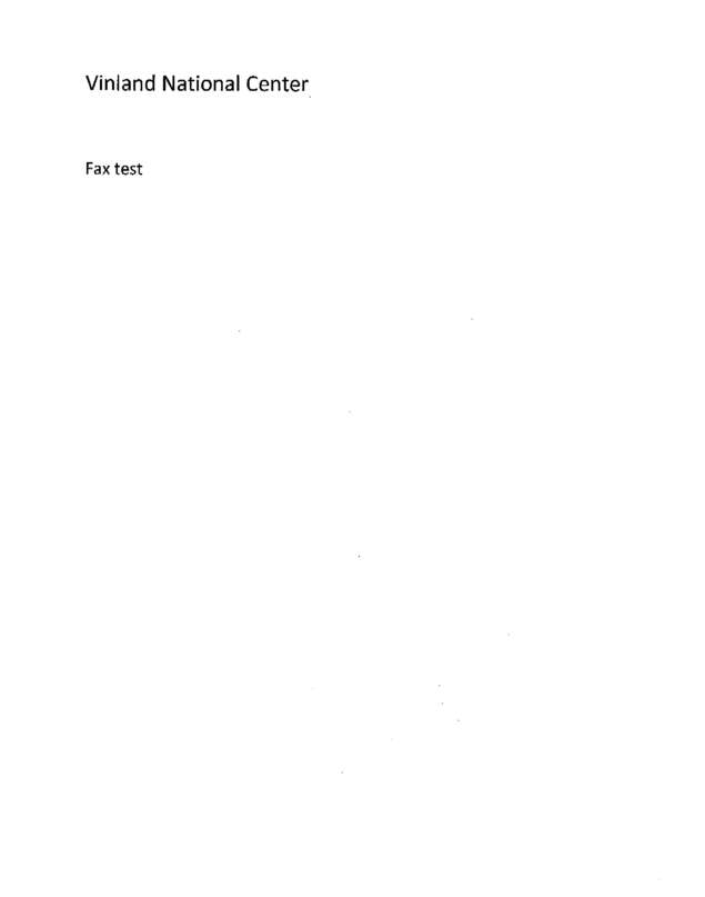 Fax page