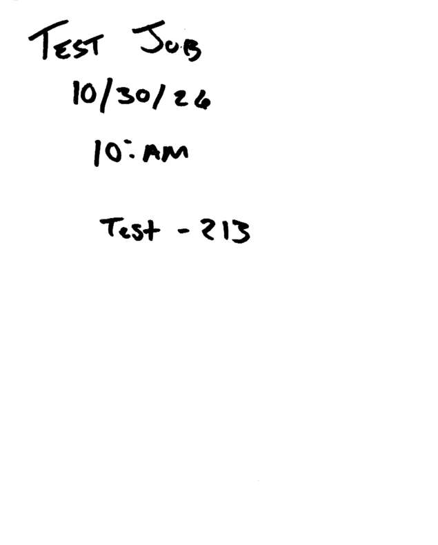 Fax page