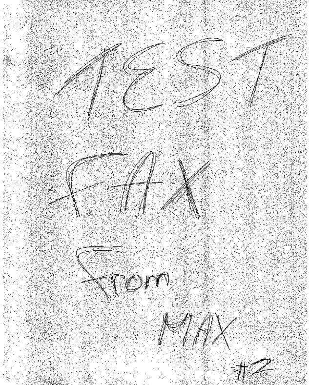 Fax page