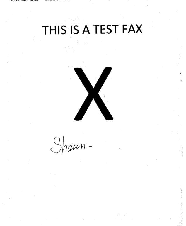 fax page