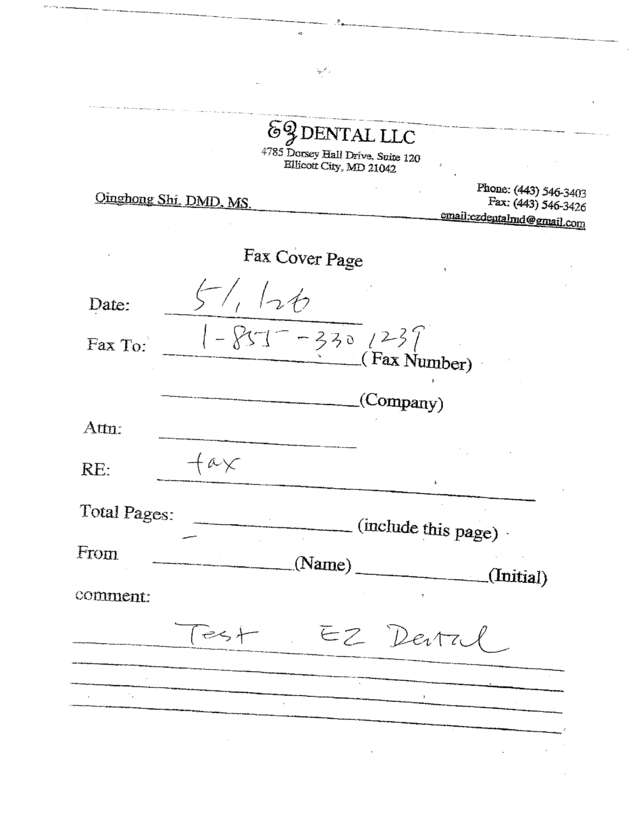 fax page