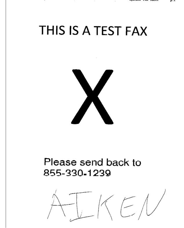 fax page