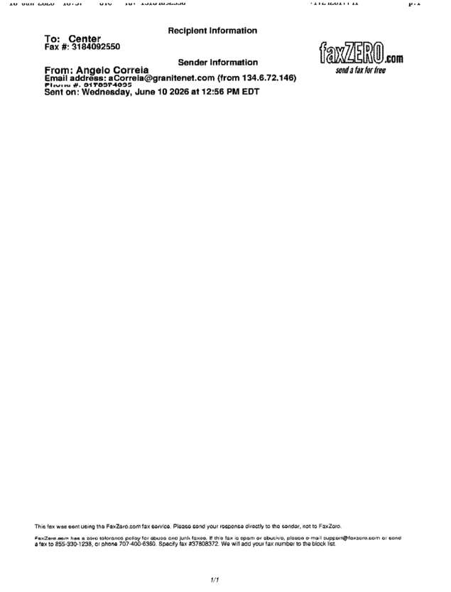 fax page