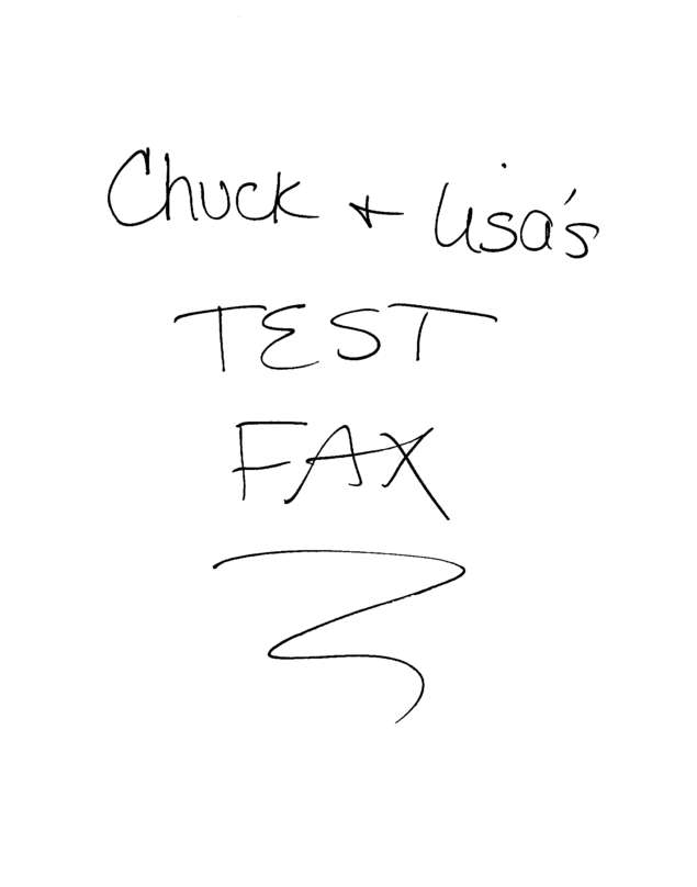 Fax page