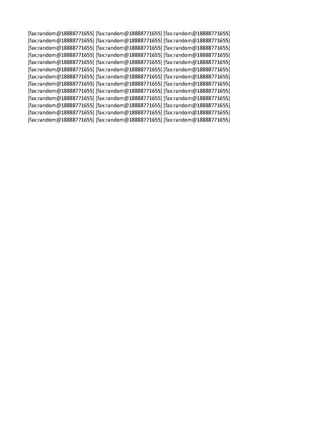 Fax page