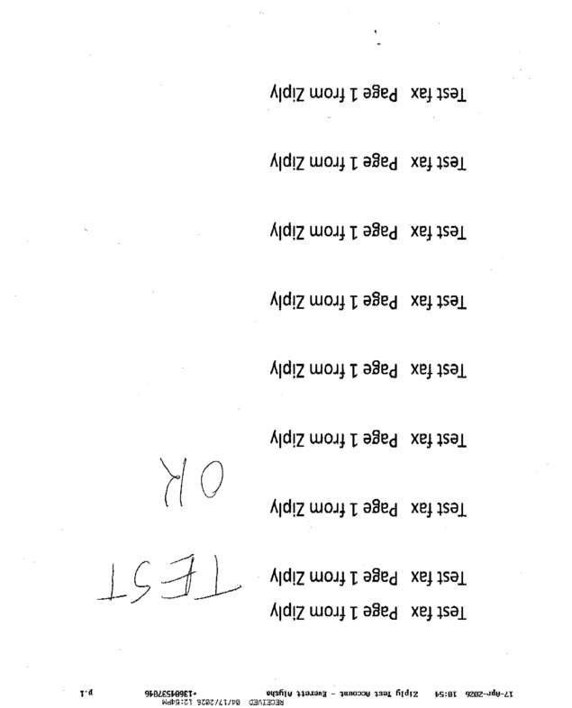 fax page