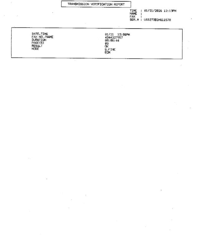 Fax page
