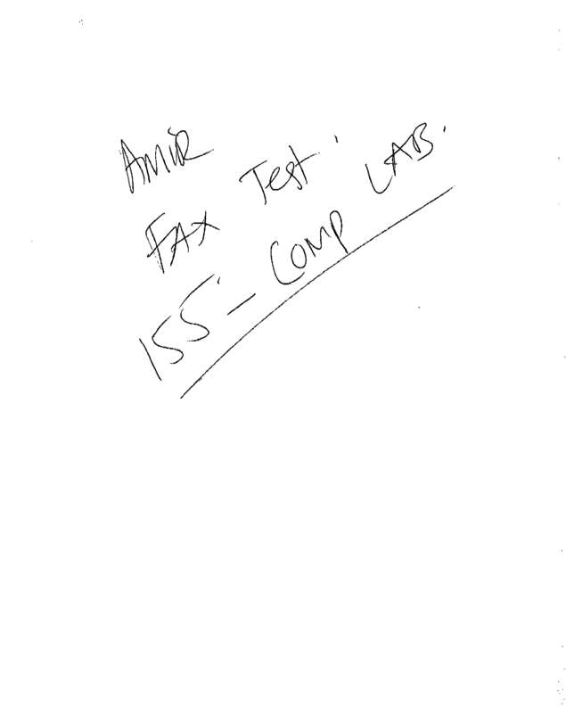 Fax page