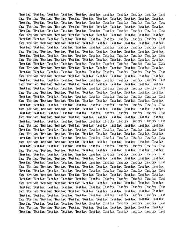 Fax page