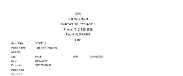 Fax page