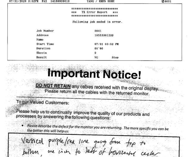 fax page