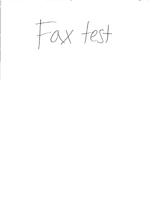 Fax page