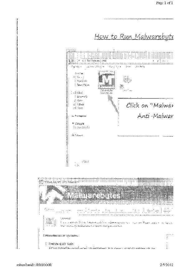 Fax page