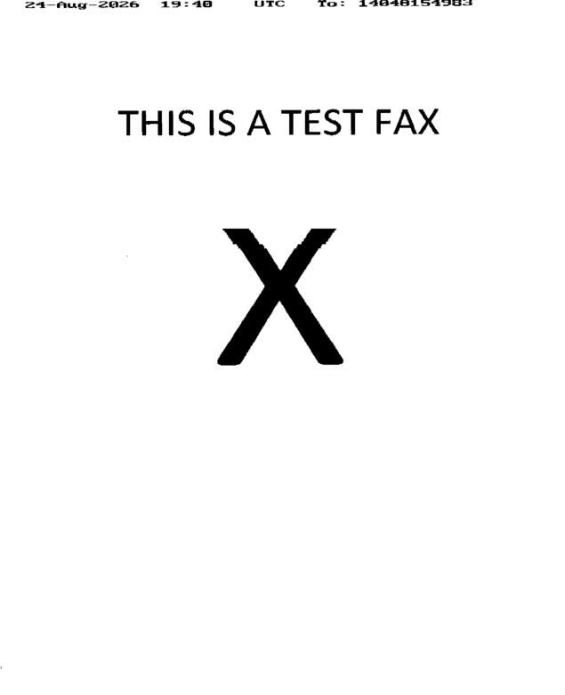 fax page