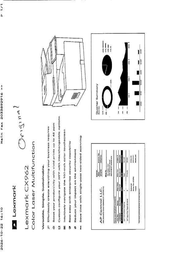 Fax page