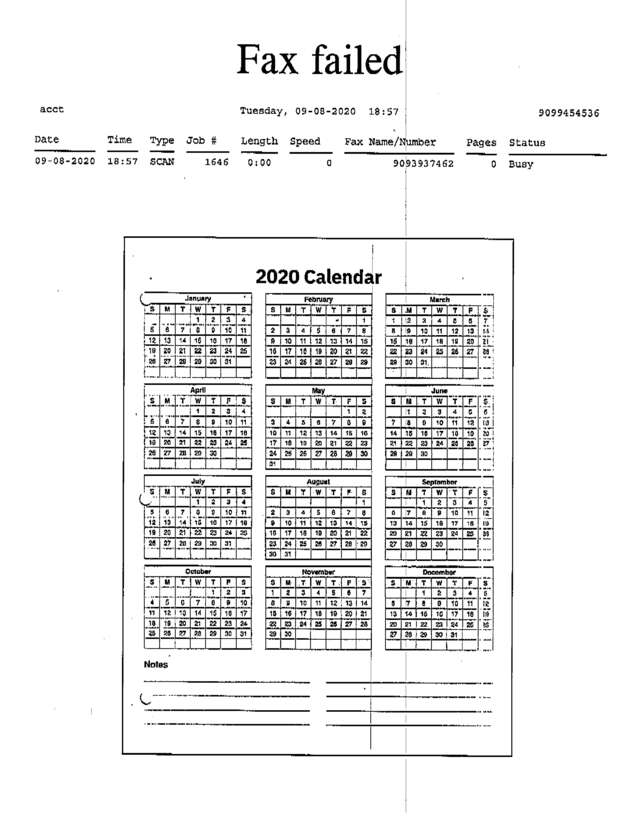 fax page